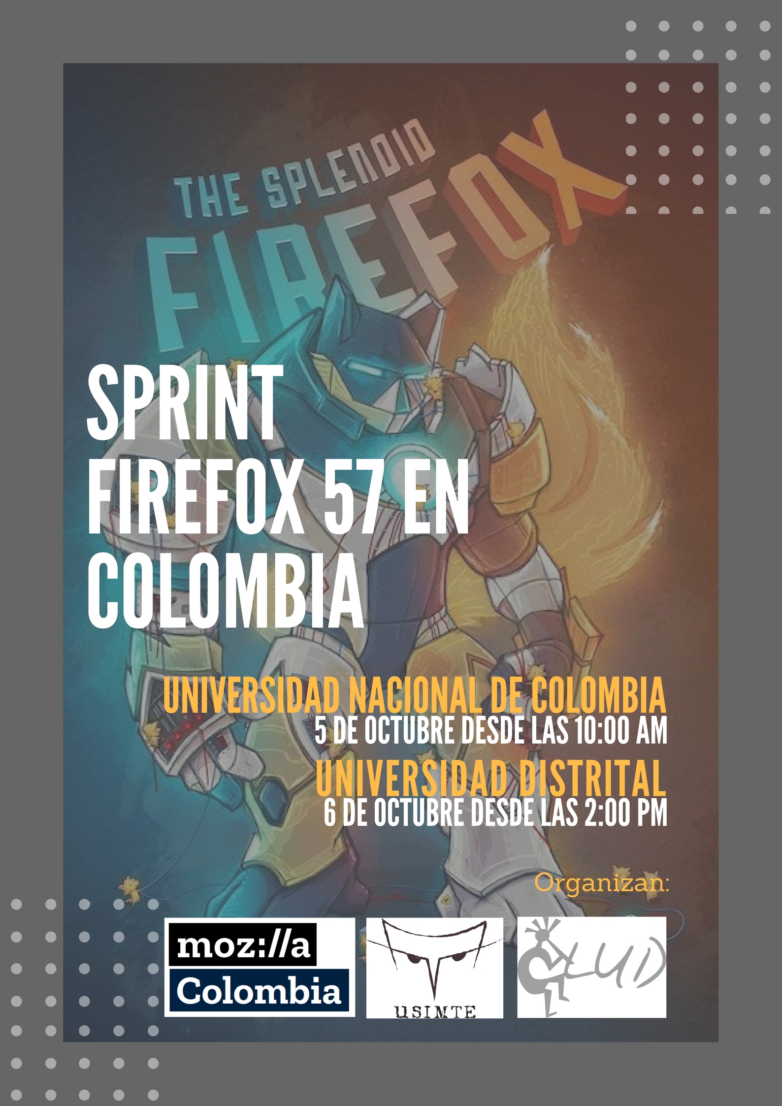 Sprint Firefox 57 en Colombia Sprint Firefox 57 en Colombia