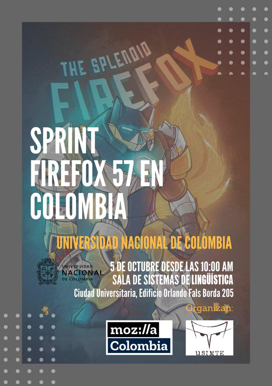 Sprint Firefox 57 UNAL Sprint Firefox 57 UNAL